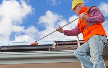 Wormelow Tump soft wash roof cleaning